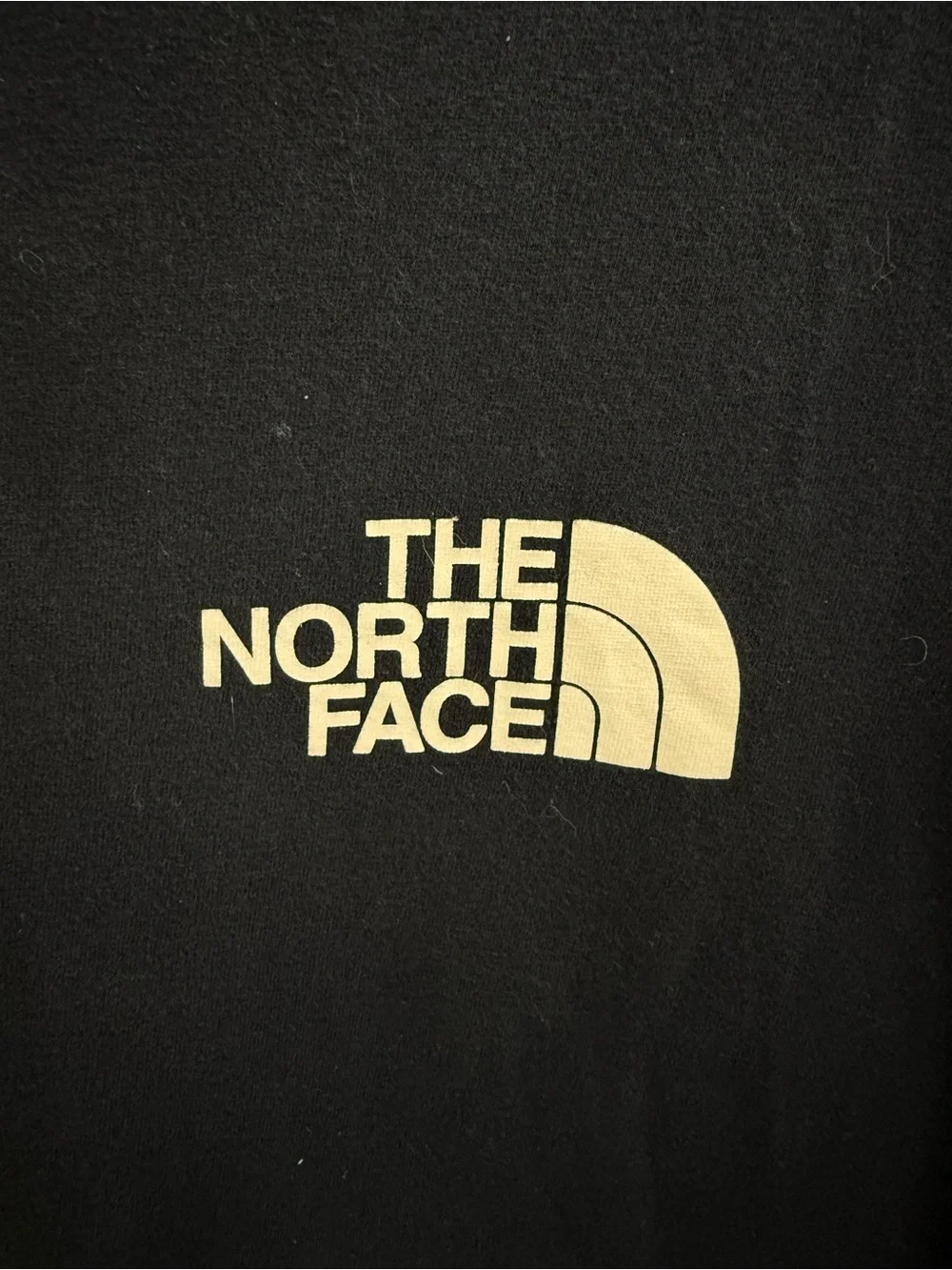 The North Face Men’s Navy T-Shirt with White Logo/Detail on Back Size XL